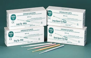 Integra Lifesciences Disposable Ear Curette - Disposable Ear Curette, Ring Tip, Pink - 19-320