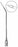 Miltex Instru Luer-lock Tonsil Needle - Tonsil Needle with Luer Lock, 23 G x 4.25", Curved, 13 mm - 20-427