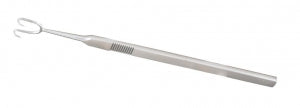 Miltex COTTLE Columella Forceps - Cottle Double Hook, 2 Sharp Prongs, 5.5", 12 mm wide - 21-144