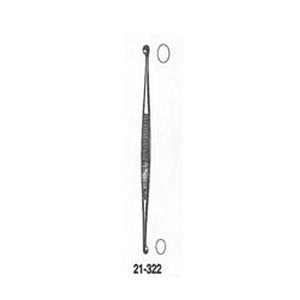 Miltex Bone Curettes - Bone Curette, Williger, Double Ended, 5.5", 3 mm/4 mm Cup - 21-322