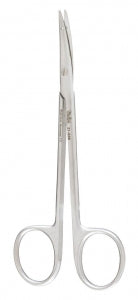 Miltex LITTLER S Carrying Scissors - Littler Suture Carrying Scissors, Curved, 4-5/8", with Suture Hole in Blades - 21-536