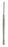Miltex Instrume Joseph Nasal Scissors - McKenty Septal Elevator, Curved, 6", 5.2 mm Wide Blade - 21-63