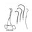 Miltex DeBakey Anastomosis Clamp - CLAMP, ANASTOMOSIS, DEBAKEY-DERRA, SMALL - 24-2960