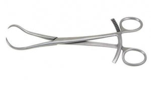 Miltex Instrum Bone Reduction Forceps - Bone Reduction Forceps, Curved, 8" - 27-95