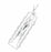 Miltex Instrumen Instrument Stringers - Instrument Stringer with Lock, 2-1/2" x 8" - 3-76