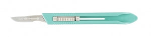 Integra Sterile Safety Scalpels - Disposable #10 Stainless Steel Safety Scalpel - 4-510