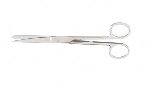 Miltex Std Pattern Operating Scissors - Standard Pattern Operating Scissors, Straight, Sharp-Blunt, 7.5" - 42509
