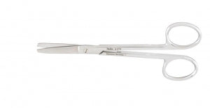 Miltex Std Pattern Operating Scissors - Standard Pattern Operating Scissors, Delicate Straight, Blunt-Blunt, 4.75" - 5-274