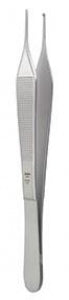 Integra Lifesciences Adson and Hudson Forceps - Adson Tissue Forceps, 1 x 2 Teeth, 6" - 6-130