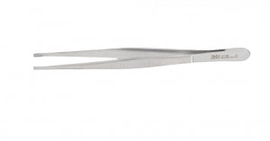 Miltex BROWN Tissue Forceps - Tissue Forceps, Brown, 8 x 8 Teeth, 6" - 6-138