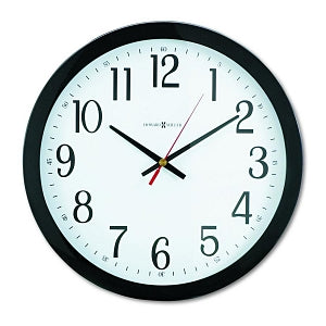 Howard Miller Gallery Wall Clock - Gallery Wall Clock, 16", Black - 625-166
