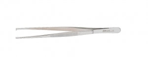 Miltex Tissue Forceps - Tissue Forceps, 1 x 2 Teeth, 6" - 16954