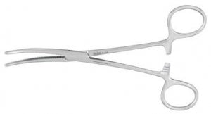 Miltex ROCHESTER-PEAN Forceps - Rochester-Pean Forceps, 7-1/4", Curved - 7-140