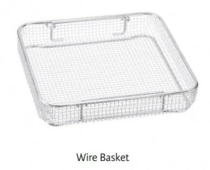 Miltex Wire Basket - Wire Basket, 1/2 Size, Stainless Steel, 3" - 740401