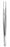 Miltex Instruments MeisterHand Straight Tissue Forceps - Tissue Forceps, 1 x 2 Teeth, Serrated Handles, Standard Pattern, 5-1/2" - MH6-44