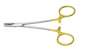 Miltex HALSEY Needle Holder - HALSEY, NH, 5 TC, SERRATED, LEFTHAND - PM-2410LH