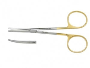 Miltex Instrument Co Tungsten Carbide Scissors - Tungsten Carbide Scissors, Curved, 4.5" - PM-2930