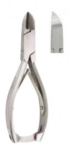 Integra Lifesciences Nail Nippers - Straight Double-Spring Stainless Steel Nail Nippers, 5.63" - V940212