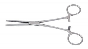 Miltex VANTAGE Hemostatic Forceps - Vantage Rochester-Pean Forceps, 8", Straight - V97-124