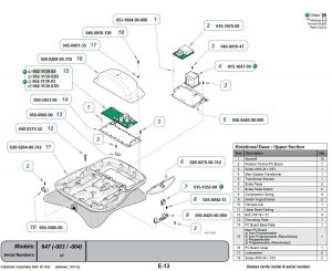 Midmark Corporation Parts for Midmark Barrier-Free Podiatry Procedure Chairs - Main PC Board Assembly Kit for Midmark 647 Podiatry Procedure Chair with Rotation, Non-Programmable - 002-1139-02