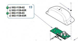 Midmark Corporation Parts for Midmark Barrier-Free Podiatry Procedure Chairs - Main PC Board Assembly Kit for Midmark 647 Podiatry Procedure Chair with Rotation, Non-Programmable - 002-1139-02