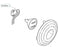 Midmark Ritter 250 LED Exam Lights - Lamp Socket, 152 - 015-1381-00
