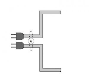 Midmark Ritter 204 Manual Exam Table Accessories - Conjoined Power Cord - 015-1884-00