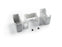 Midmark Cart Mounted Dual Storage Bin Kit - Dual Mounted Storage Bin Kit - 2-200-0074