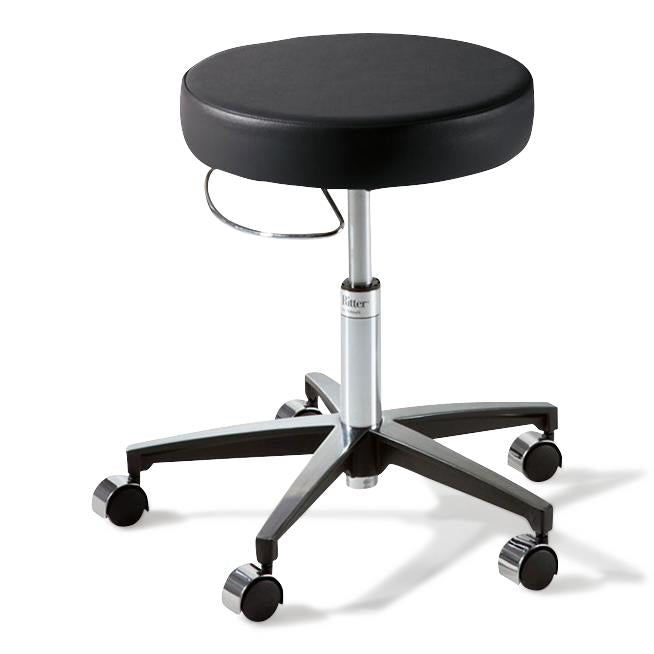 276 Air Lift Stool, Pneumatically Adjustable with Locking Casters, Navy
