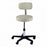 Midmark Ritter 271 Adjustable Stools - Manually Adjustable Exam Stool with Back, Composite Base, Ultra Obsidian - 271-001-867