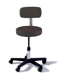Midmark Ritter 271 Adjustable Stools - Manually Adjustable Exam Stool with Back and Soft Casters - 271-002-232