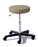 Midmark Corporation 196 Air Lift Stool / Parts - Air Lift Stool with Backrest, Pneumatically Adjustable with Set of Glides, Shadow - 273-003-232