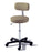 Midmark Ritter 273 Air Lift Stool with Backrest - Ritter 273 Airlift Stool, Composite Base, Auto Lock Casters, Shadow - 273-005-232
