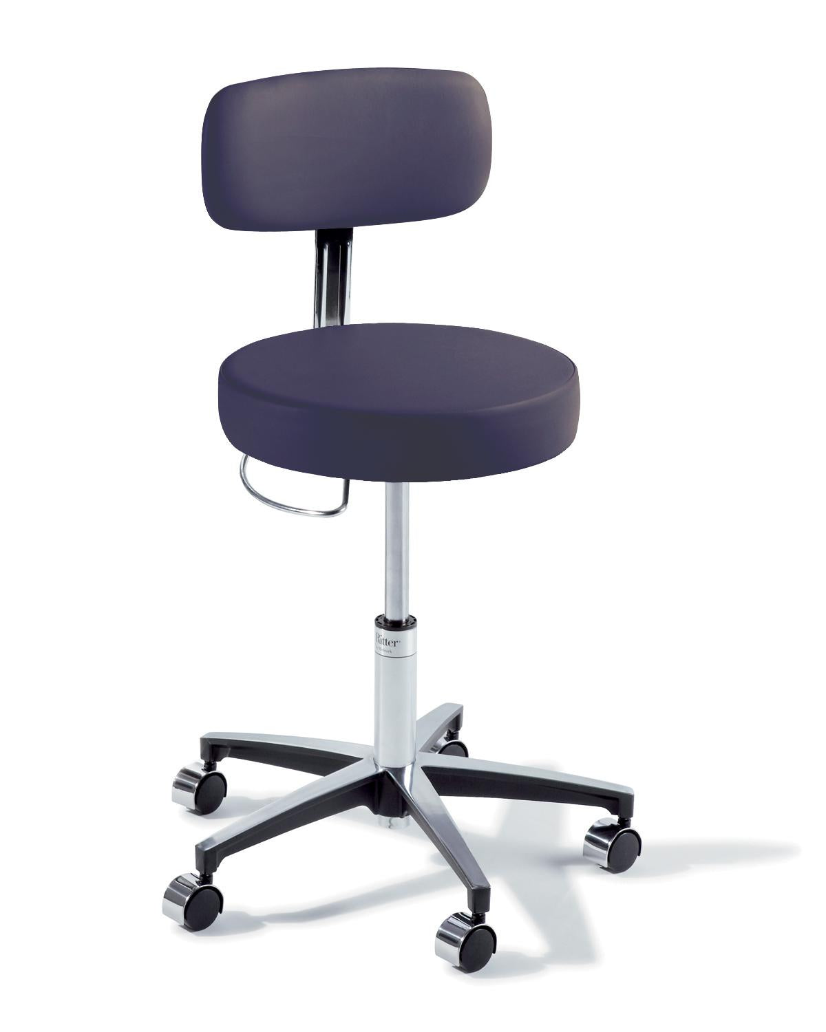 Midmark Ritter 277 Air Lift Pneumatic Stool with Backrest - Ritter 277 ...