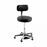 Midmark Ritter 277 Air Lift Pneumatic Stool with Backrest - Ritter 277 Air Lift Foot Release Pneumatic Stool with Standard Casters, Lunar Gray - 277-201-845