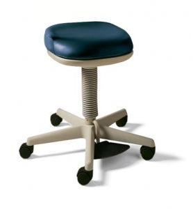Midmark 425/427 Air Lift Physician Stools - Air Lift Foot Operated Physician Stool, 5 Legs, Without Seat Cushion, Weight Capacity 225, Stool Weight 25 lbs - 427-001