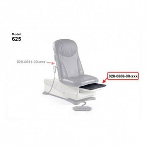 Midmark Corporation Midmark Foot Boards - Padded Foot Board, Upholstered, Shadow - 028-0606-00-232