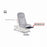 Midmark Corporation Midmark Foot Boards - Padded Foot Board, Upholstered, Shadow - 028-0606-00-232