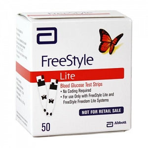 Abbott Freestyle Lite Blood Glucose Monitoring System - Freestyle Lite Glucose Test Strips - 70822