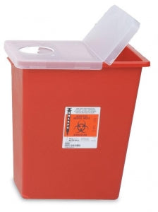 Marketlab 8 Gallon Sharpstar - CONTAINER, SHARPS, RED, W/LID, 8 GAL - 0033