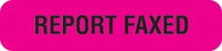 MarketLab Clerical Medical Labels - LABEL, REPORT FAXED, FLUORESCENT PINK - 0353