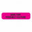 MarketLab Microbiology Labels - LABEL, SAVE FOR POSSIBLE CULTURE, PINK - 0360
