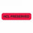 MarketLab Urine Collection Labels - LABEL, HCL PRESERVED, RED - 0364