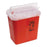MarketLab Go-Cart Mobile Draw Cart and Accessories - CONTAINER, SHARPS, MAILBOX LID, 8QT, 10.5" - 0384