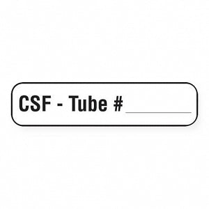 MarketLab Phlebotomy / Specimen Receiving Labels - LABEL, CSF - 0844 ...