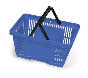 MarketLab Basket with Handle for RediCart - BASKETS, EZ CART, BLUE - 0990-BL