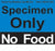 MarketLab Refrigerator Content Alert Magnet - MAGNET, SPECIMEN ONLY-NO FOOD - 1012