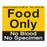 MarketLab Refrigerator Content Alert Magnet - MAGNET, FOOD ONLY-NO BLOOD NO SPECIMEN - 1014
