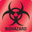 MarketLab Biohazard Warning Label - Biohazard Label, 6" x 6" - 1019