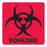 MarketLab Biohazard Warning Label - Biohazard Label, 6" x 6" - 1019